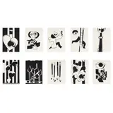 Inge King, A Book of Cut-Outs, 2000, complete suite of screenprint cut-outs (10) with title page, ed. 12/15
