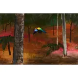 Albert Tucker, (Parrot in the Bush), oil on board