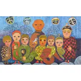 Mirka Mora, Metamorphosis, 1998, oil on canvas