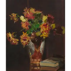 Max Meldrum, Still Life, 1949, oil on board