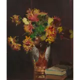 Max Meldrum, Still Life, 1949, oil on board
