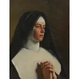 Bernard Hall, (Pensive Nun), oil on canvas