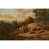 James Alfred Turner, Anticipation, oil on board
