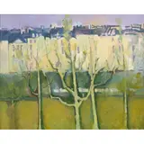 Noel Counihan, Paris Scene, 1969, oil on canvas