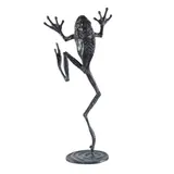 John Olsen, Untitled (Leaping Frog), 2004-2005, bronze, ed. 1/14