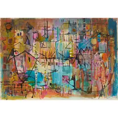 Untitled by Yvonne Audette, 1985, ink and gouache on paper, sold Jun 2025