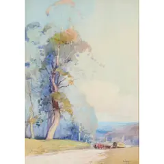 Sidney Long, Golden Summer, 1917, watercolour and gouache on paper