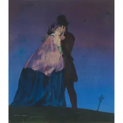 Blamire Young, (Embrace), watercolour on paper