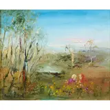 David Boyd, (Children Playing), oil on board