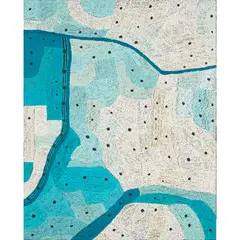 Raylene Walatinna, (Language group: Yankunytjatjara), synthetic polymer paint on linen