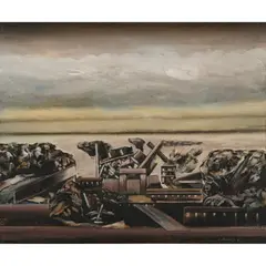 Jan Senbergs, Untitled, 1981, oil on canvas