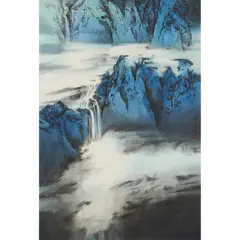 Kwok Hon Sum, Landscape, ink and colour on paper