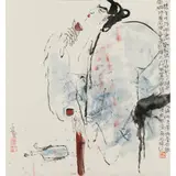 Wang Xiaoxin, Zhang Sheng, ink and colour on paper