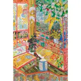 Fang Xiang, Garden Scene with Lotus and Geese, Ink and color on paper,