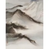 Xing Baozhuang, Landcape, ink and colour on paper