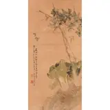 Wu Deyi, Rain Scenting Cabbages, ink and colour on paper