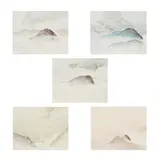(5) by A Group Of Five Paintings By Satish Gupta, collages on hand-made paper with India ink and watercolour, sold Jun 2025