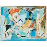 Yvonne Audette, The Dance, 1995, gouache and conte on paper