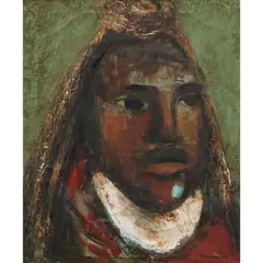 Sali Herman, Highland Woman, 1964, oil on canvas