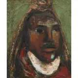 Sali Herman, Highland Woman, 1964, oil on canvas