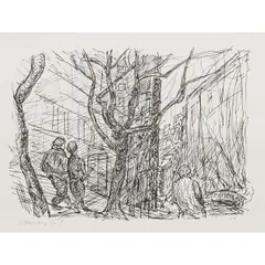 Kevin Connor, Stanley Street, 2015, ink on paper