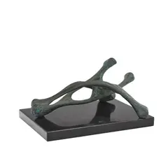 Clifford Last, Organic Form, no. 3312, 1966, bronze, black marble base