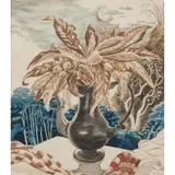 Adrian Feint, Loquats in Pewter Jug