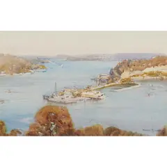 Harold B Herbert, The Spit, Sydney Harbour, watercolour on paper