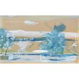 William Dobell, Lake Macquarie, oil on board