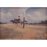Percy Spence, Rounding Up The Horses, 1898, oil on panel