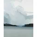 Julian Meagher, Storm over Bithay, 2018, oil on linen