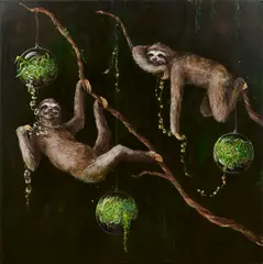 Joanna Braithwaite, Time Share, 2016, oil on canvas