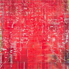 Jon Cattapan, Red Channel, 2005, oil on canvas