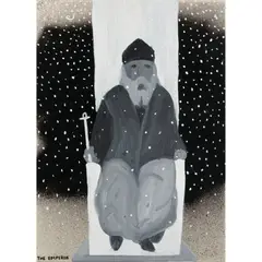 Richard Lewer, The Emperor, 2012, oil on epoxy coated steel