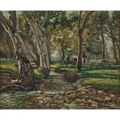Will Ashton, Hazelwood Park South Australia, oil on canvas on board