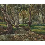 Will Ashton, Hazelwood Park South Australia, oil on canvas on board