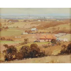 Robert Johnson, Morning Light, Eastwood, c.1928, oil on board