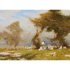 Dale Marsh, Balmy Summer's Endless Days, 1981, oil on canvas on board