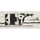 John Kelly, Cow, 1995, etching, ed.1/10