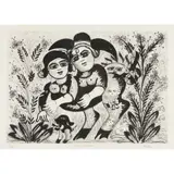 Mirka Mora, Lovers' Garden, 1977, lithograph, ed. 7/12