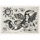 Mirka Mora, Serpent's Dream, 1977, lithograph, ed. 3/12