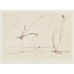 John Olsen, The Leap, 1975, etching, ed. 49/50