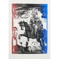 Juan Davila, Verdeja, 1996, screenprint, ed. A/P I/III