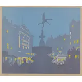 Hall Thorpe, Piccadilly, c.1922, colour woodcut