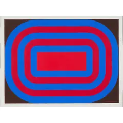 Game by John Coburn, 1971, gouache on paper, sold Mar 2025