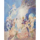 Norman Lindsay, (Il Seraglio), 1933, watercolour on paper