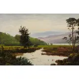 Haughton Forrest, (River Scene, Tasmania), oil on board