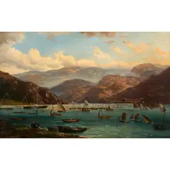 Haughton Forrest, Rothesay Bay Regatta, oil on canvas