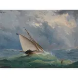 Haughton Forrest, (Seascape), oil on board