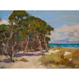 John Longstaff, Mentone Beach Foreshore, c.1887, oil on canvas